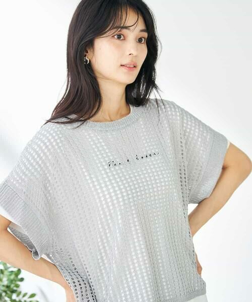 a.v.v / アー・ヴェ・ヴェ ニット・セーター | ラメメッシュサマーニット | 詳細16