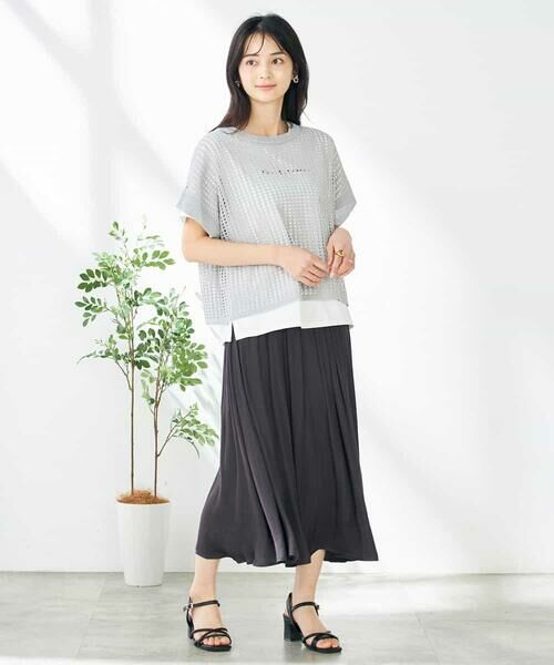 a.v.v / アー・ヴェ・ヴェ ニット・セーター | ラメメッシュサマーニット | 詳細17