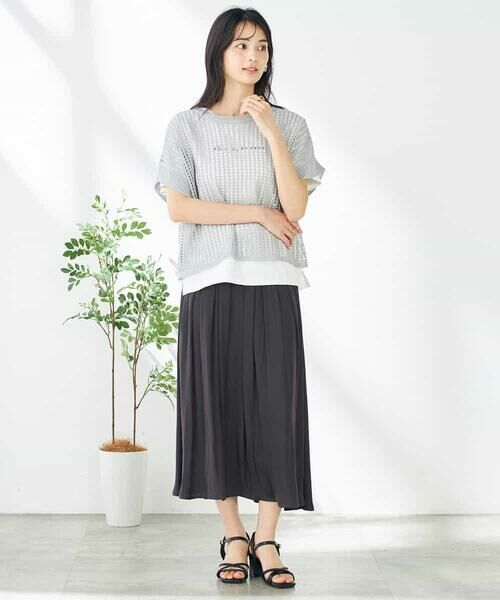 a.v.v / アー・ヴェ・ヴェ ニット・セーター | ラメメッシュサマーニット | 詳細18