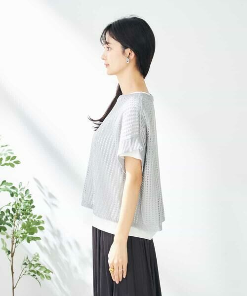 a.v.v / アー・ヴェ・ヴェ ニット・セーター | ラメメッシュサマーニット | 詳細21
