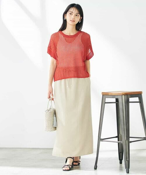 a.v.v / アー・ヴェ・ヴェ ニット・セーター | ラメメッシュサマーニット | 詳細5