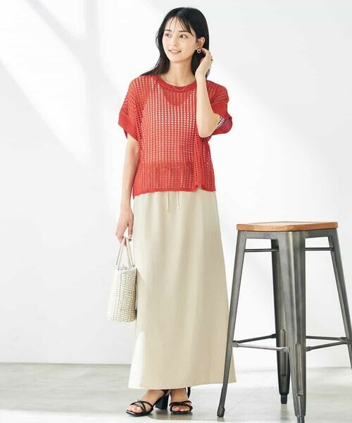 a.v.v / アー・ヴェ・ヴェ ニット・セーター | ラメメッシュサマーニット | 詳細7