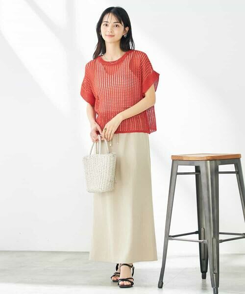 a.v.v / アー・ヴェ・ヴェ ニット・セーター | ラメメッシュサマーニット | 詳細8