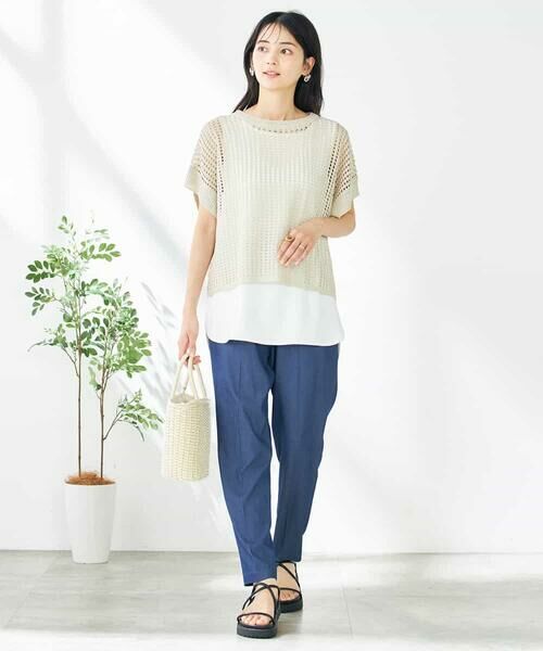 a.v.v / アー・ヴェ・ヴェ ニット・セーター | ラメメッシュサマーニット | 詳細9