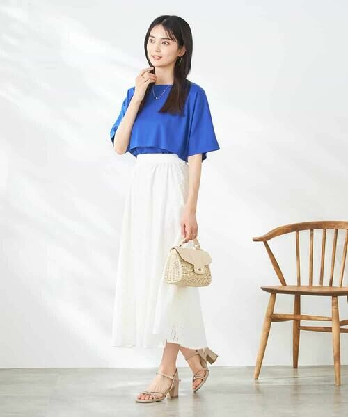 a.v.v / アー・ヴェ・ヴェ ロング・マキシ丈スカート | リーフレーススカート | 詳細24