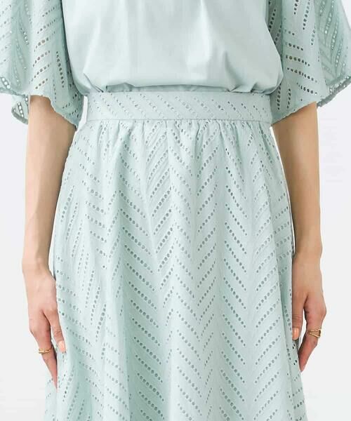 a.v.v / アー・ヴェ・ヴェ ロング・マキシ丈スカート | リーフレーススカート | 詳細4