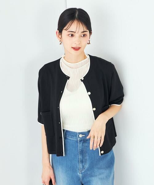 a.v.v / アー・ヴェ・ヴェ カットソー | シアーウェーブハイネックカットソー | 詳細15
