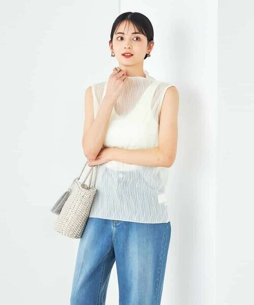 a.v.v / アー・ヴェ・ヴェ カットソー | シアーウェーブハイネックカットソー | 詳細2