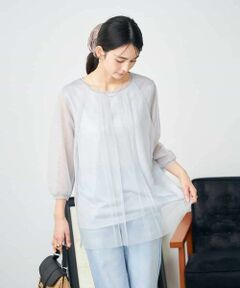 a.v.v / アー・ヴェ・ヴェ カットソー | チュールレイヤードトップス