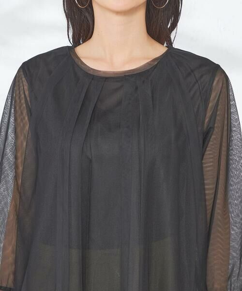 a.v.v / アー・ヴェ・ヴェ カットソー | チュールレイヤードトップス | 詳細16