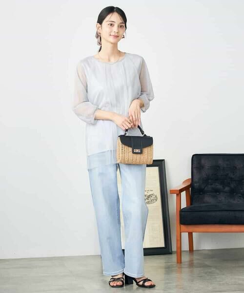 a.v.v / アー・ヴェ・ヴェ カットソー | チュールレイヤードトップス | 詳細6