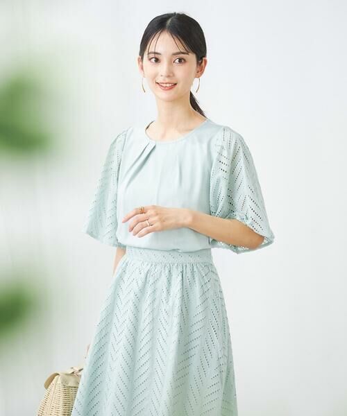 a.v.v / アー・ヴェ・ヴェ カットソー | リーフレーススリーブトップス | 詳細10