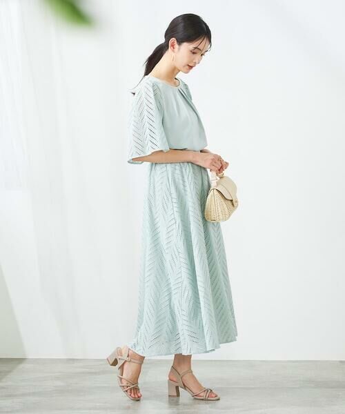 a.v.v / アー・ヴェ・ヴェ カットソー | リーフレーススリーブトップス | 詳細11