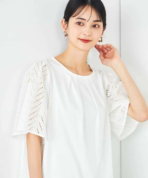 a.v.v / アー・ヴェ・ヴェ カットソー | リーフレーススリーブトップス | 詳細16