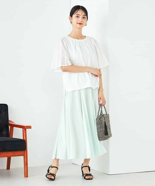 a.v.v / アー・ヴェ・ヴェ カットソー | リーフレーススリーブトップス | 詳細19