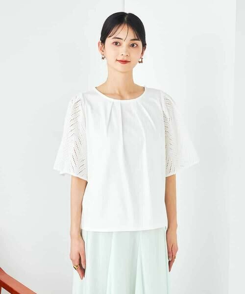 a.v.v / アー・ヴェ・ヴェ カットソー | リーフレーススリーブトップス | 詳細20