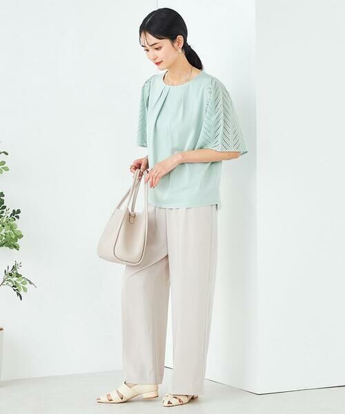 a.v.v / アー・ヴェ・ヴェ カットソー | リーフレーススリーブトップス | 詳細6