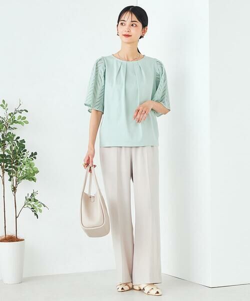 a.v.v / アー・ヴェ・ヴェ カットソー | リーフレーススリーブトップス | 詳細7