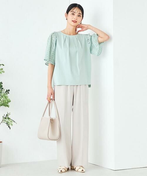 a.v.v / アー・ヴェ・ヴェ カットソー | リーフレーススリーブトップス | 詳細8