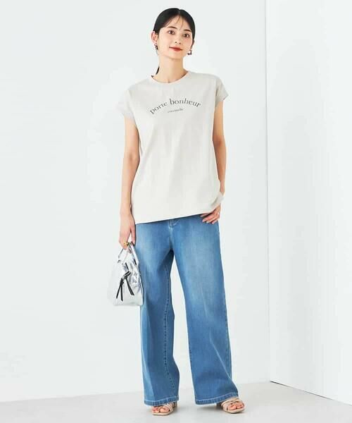 a.v.v / アー・ヴェ・ヴェ カットソー | 【コットン100%】フレンチスリーブロゴTシャツ | 詳細10