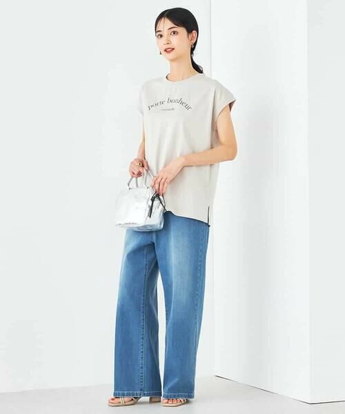 a.v.v / アー・ヴェ・ヴェ カットソー | 【コットン100%】フレンチスリーブロゴTシャツ | 詳細11