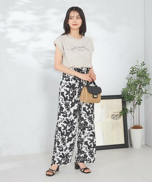 a.v.v / アー・ヴェ・ヴェ カットソー | 【コットン100%】フレンチスリーブロゴTシャツ | 詳細17