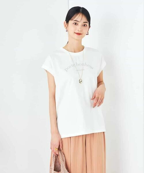 a.v.v / アー・ヴェ・ヴェ カットソー | 【コットン100%】フレンチスリーブロゴTシャツ | 詳細19