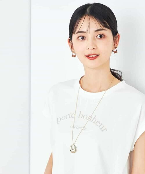 a.v.v / アー・ヴェ・ヴェ カットソー | 【コットン100%】フレンチスリーブロゴTシャツ | 詳細21