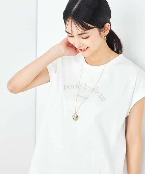 a.v.v / アー・ヴェ・ヴェ カットソー | 【コットン100%】フレンチスリーブロゴTシャツ | 詳細22