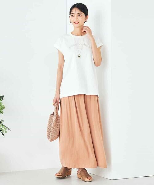 a.v.v / アー・ヴェ・ヴェ カットソー | 【コットン100%】フレンチスリーブロゴTシャツ | 詳細23