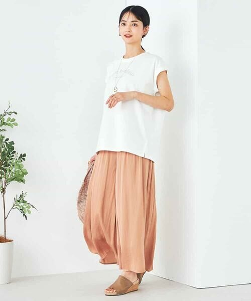 a.v.v / アー・ヴェ・ヴェ カットソー | 【コットン100%】フレンチスリーブロゴTシャツ | 詳細24