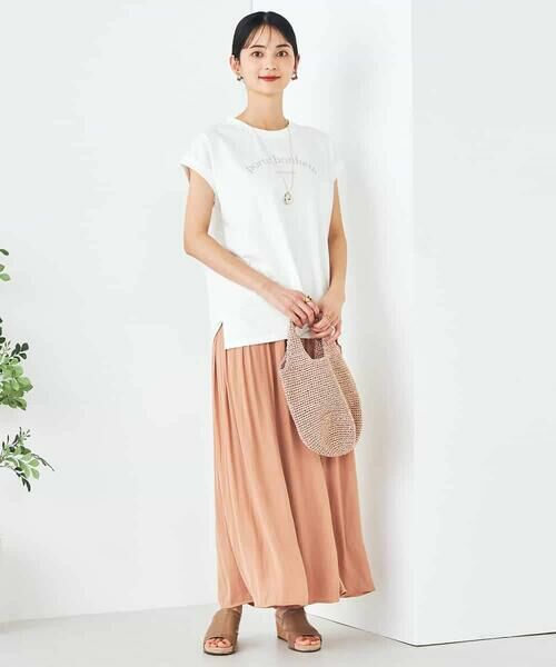 a.v.v / アー・ヴェ・ヴェ カットソー | 【コットン100%】フレンチスリーブロゴTシャツ | 詳細25