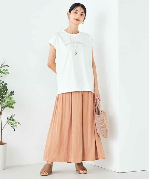 a.v.v / アー・ヴェ・ヴェ カットソー | 【コットン100%】フレンチスリーブロゴTシャツ | 詳細26