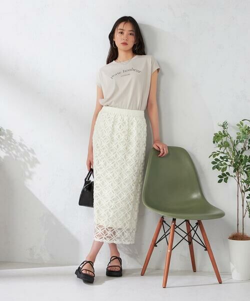 a.v.v / アー・ヴェ・ヴェ カットソー | 【コットン100%】フレンチスリーブロゴTシャツ | 詳細4