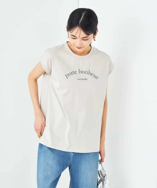 a.v.v / アー・ヴェ・ヴェ カットソー | 【コットン100%】フレンチスリーブロゴTシャツ | 詳細8