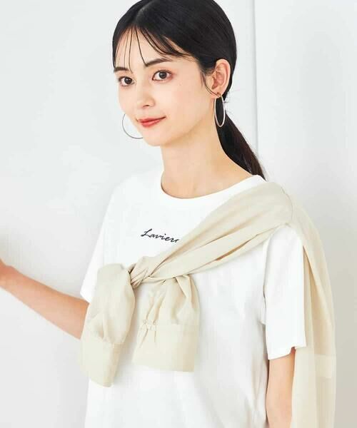 a.v.v / アー・ヴェ・ヴェ カットソー | 【コットン100%】コンパクト刺繍ロゴTシャツ | 詳細19