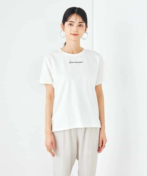 a.v.v / アー・ヴェ・ヴェ カットソー | 【コットン100%】コンパクト刺繍ロゴTシャツ | 詳細27