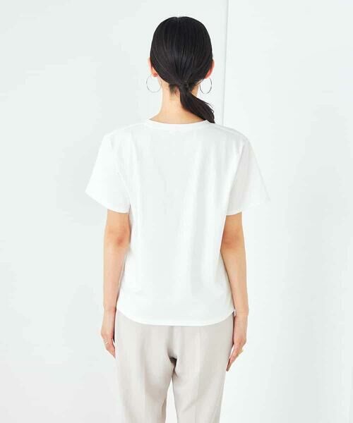 a.v.v / アー・ヴェ・ヴェ カットソー | 【コットン100%】コンパクト刺繍ロゴTシャツ | 詳細29
