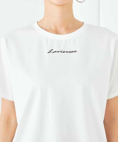 a.v.v / アー・ヴェ・ヴェ カットソー | 【コットン100%】コンパクト刺繍ロゴTシャツ | 詳細30