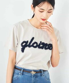 a.v.v / アー・ヴェ・ヴェ カットソー | 【コットン100%】チュールロゴ刺繍Tシャツ