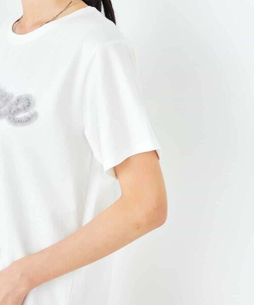 a.v.v / アー・ヴェ・ヴェ カットソー | 【コットン100%】チュールロゴ刺繍Tシャツ | 詳細28