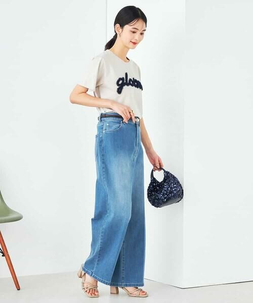 a.v.v / アー・ヴェ・ヴェ カットソー | 【コットン100%】チュールロゴ刺繍Tシャツ | 詳細6