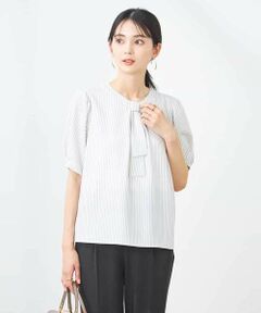 a.v.v / アー・ヴェ・ヴェ シャツ・ブラウス | チャーム付きボウタイブラウス