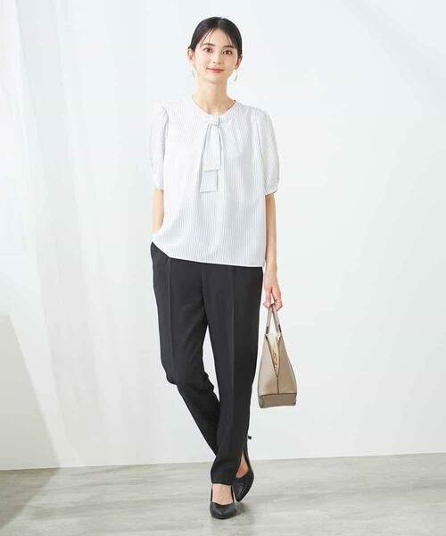 a.v.v / アー・ヴェ・ヴェ シャツ・ブラウス | チャーム付きボウタイブラウス | 詳細18