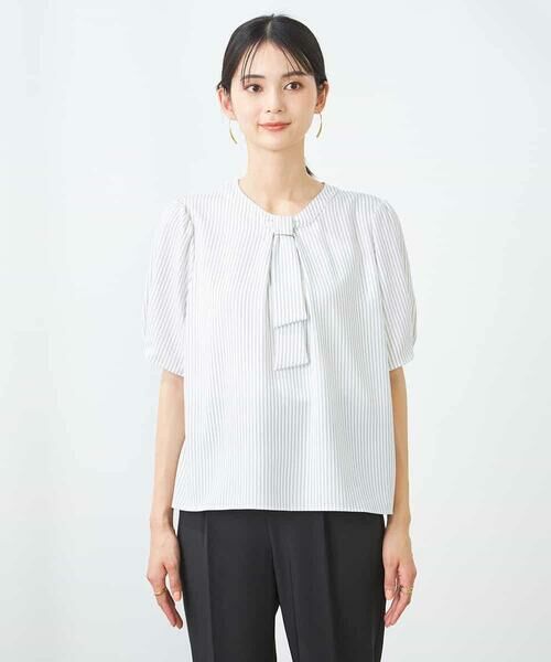 a.v.v / アー・ヴェ・ヴェ シャツ・ブラウス | チャーム付きボウタイブラウス | 詳細30