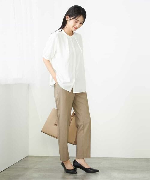 a.v.v / アー・ヴェ・ヴェ シャツ・ブラウス | 配色パイピングブラウス | 詳細10