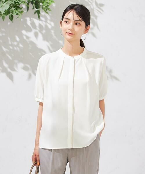 a.v.v / アー・ヴェ・ヴェ シャツ・ブラウス | 配色パイピングブラウス | 詳細12