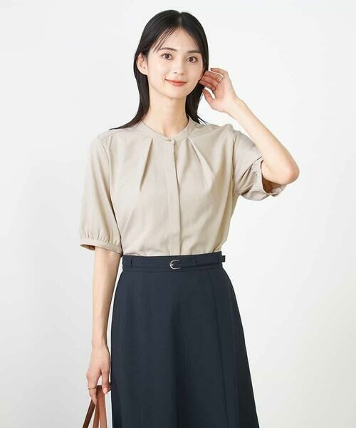 a.v.v / アー・ヴェ・ヴェ シャツ・ブラウス | 配色パイピングブラウス | 詳細2