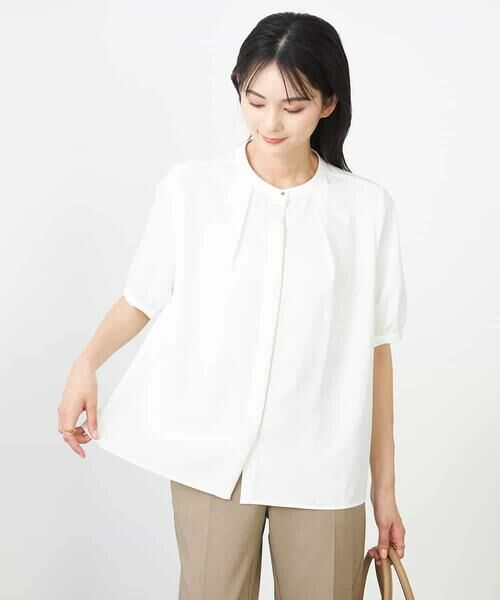 a.v.v / アー・ヴェ・ヴェ シャツ・ブラウス | 配色パイピングブラウス | 詳細7