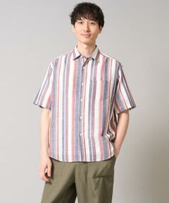 a.v.v / アー・ヴェ・ヴェ シャツ・ブラウス | 【洗濯機で洗える】マルチストライプワイドシルエットシャツ